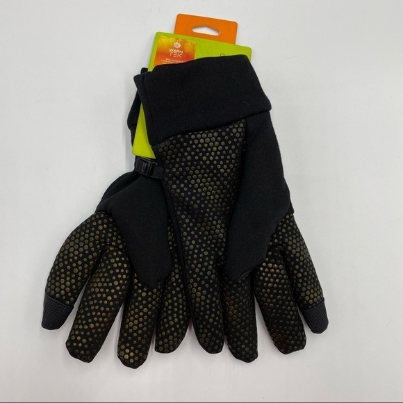 Tek Gear Warm Tek Touch Screen Compatible Black Men's Size L/XL - Picture 2 of 6